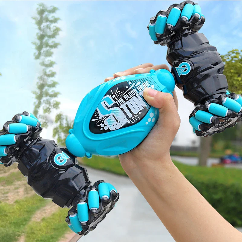 Carro RC 4WD com Luzes LED, Música e Comandos por Gestos - Drift, Spray e Rotação 360º