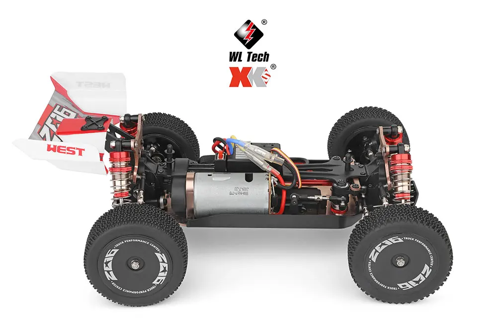 WLtoys 75km/h - Carro RC, 1/14, 4WD, Alta Velocidade