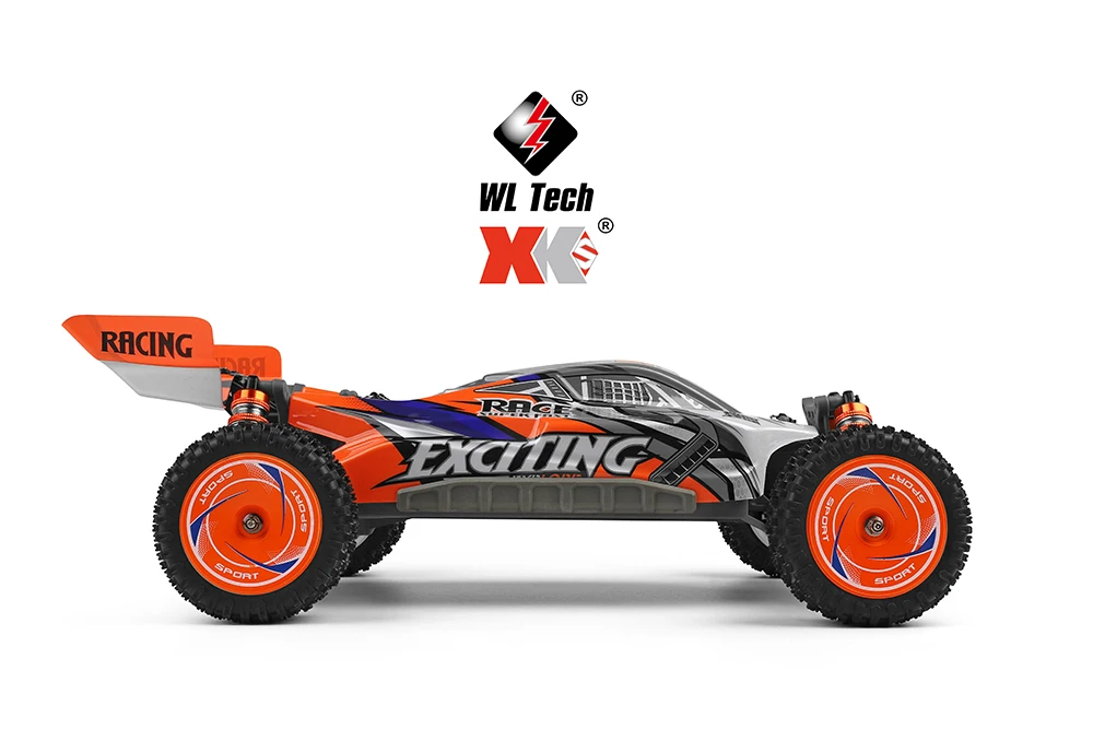 WLtoys 55km/h - Carro RC, 1/12, 4WD, Alta Velocidade