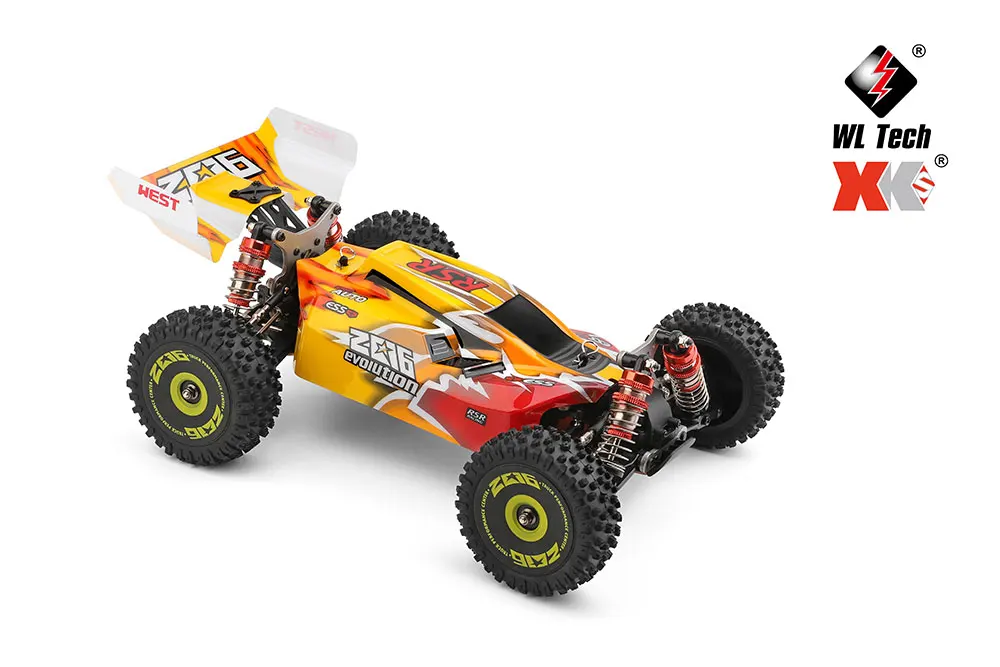 WLtoys 75km/h - Carro RC, 1/14, 4WD, Alta Velocidade