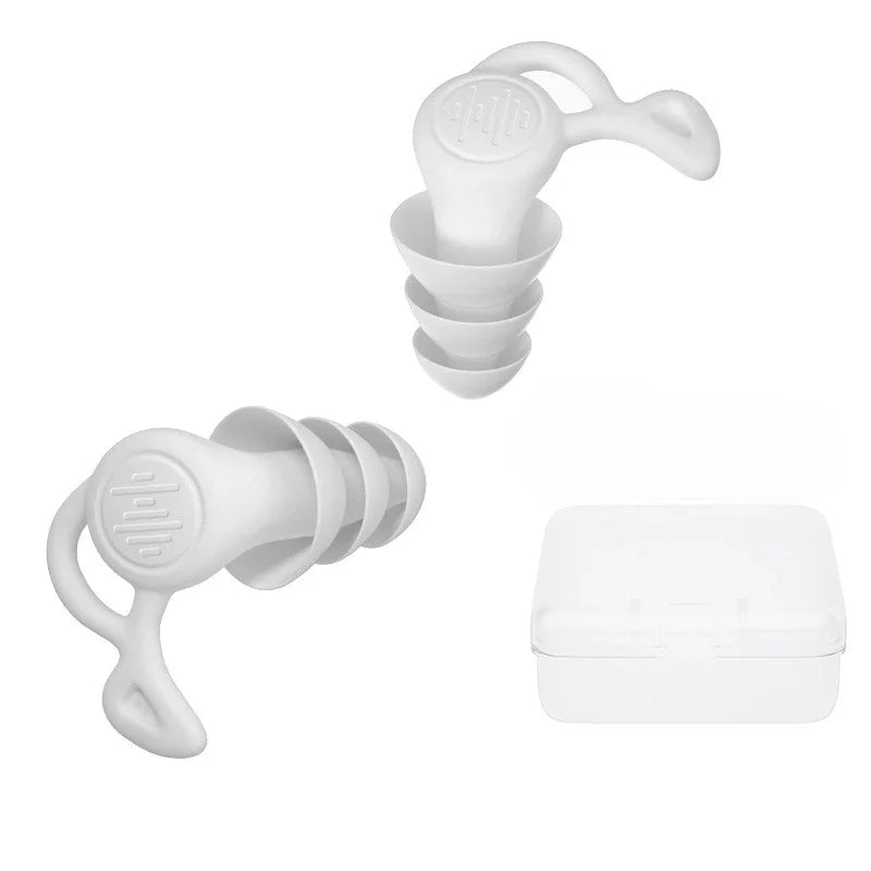Tampões de Ouvidos em Silicone - Para dormir e estudar melhor