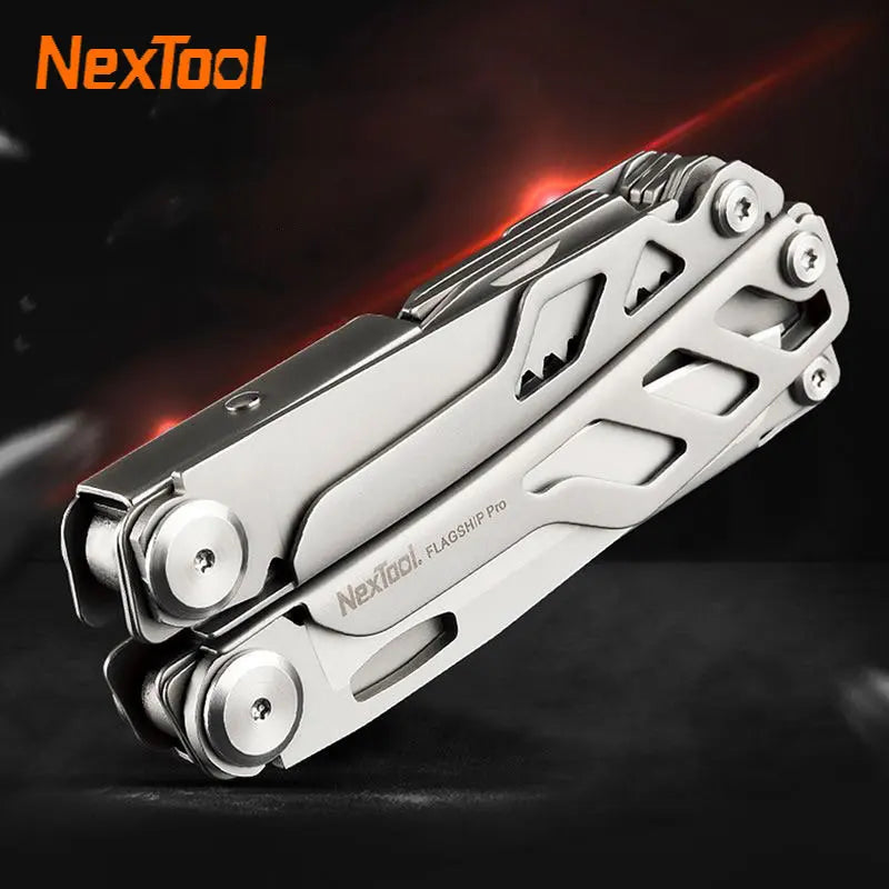 Multi-ferramentas NEXTOOL Flagship Pro 16 em 1 - Alicate Dobrável, Faca, Serra, Cortador e Muito Mais