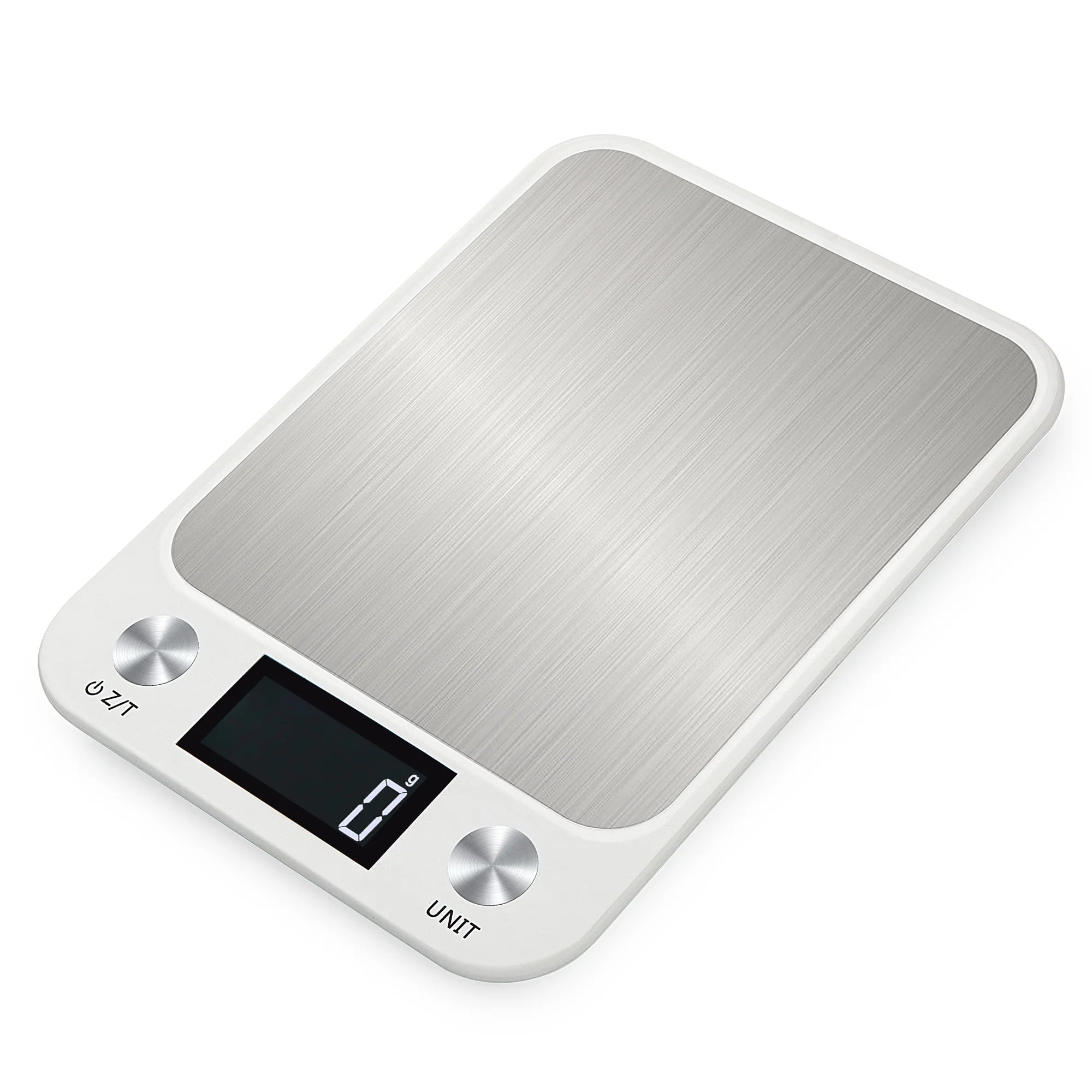 Balança de Cozinha Digital em Aço Inoxidável com Ecrã LCD HD – Impermeável, Precisão 1g
