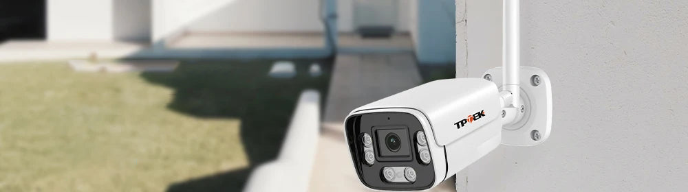 Câmera de Segurança TPTEK 8MP 4K Wi-Fi - Deteção de Movimento, Visão Noturna, Áudio Bidirecional