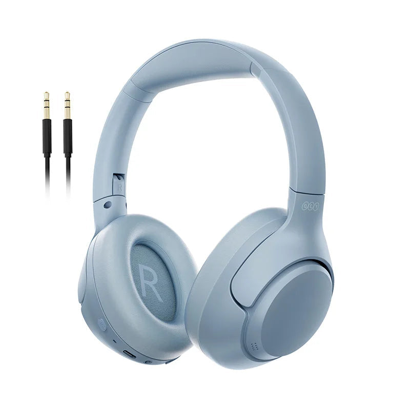 Headphones QCY H3 – Cancelamento de Ruído Híbrido, Bluetooth, Hi-Res Audio, Até 60h de Autonomia