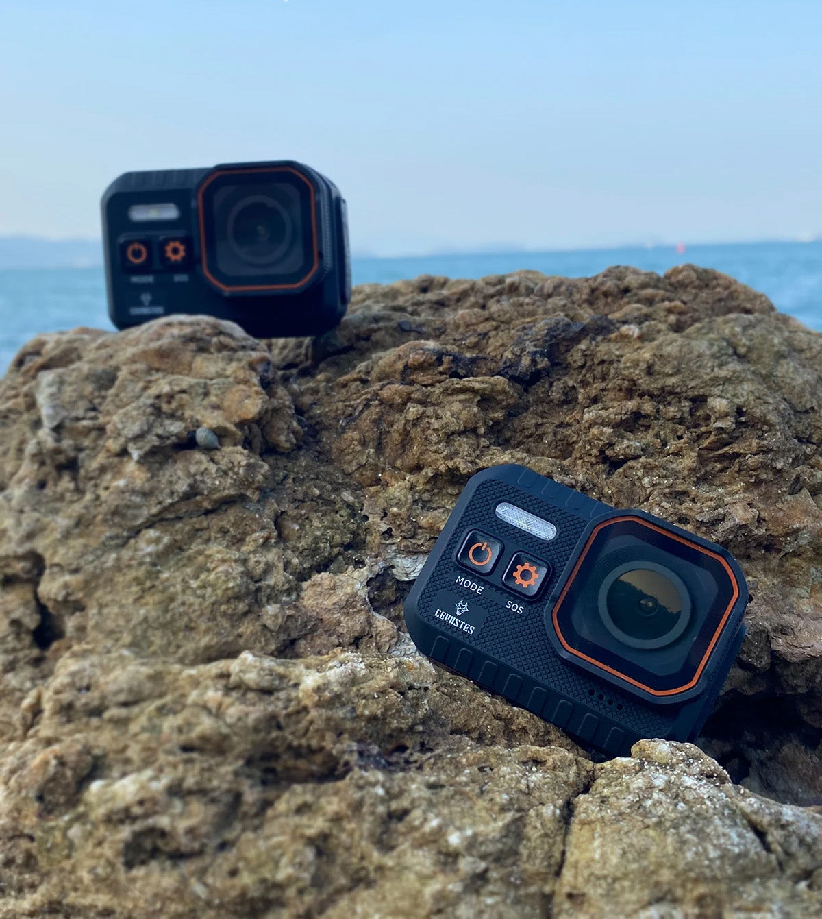 Câmara CERASTES SC002 - 4K, 16MP, 170° Lente Grande Angular, à Prova de Água