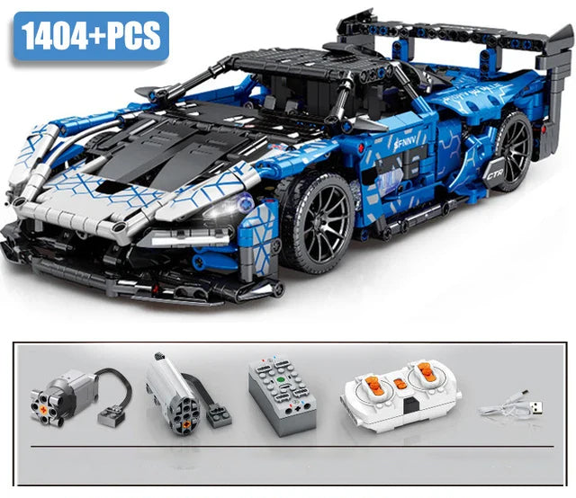 Constrói um McLaren Senna GTR - Nivel avançado, Blocos de Construção, Desafio de Montagem