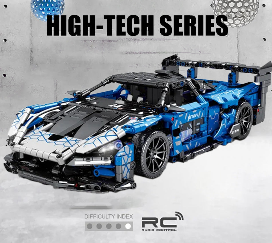 Constrói um McLaren Senna GTR - Nivel avançado, Blocos de Construção, Desafio de Montagem