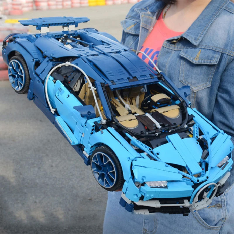 Constrói o Bugatti Chiron – Blocos de Construção Avançado (3599 Peças)
