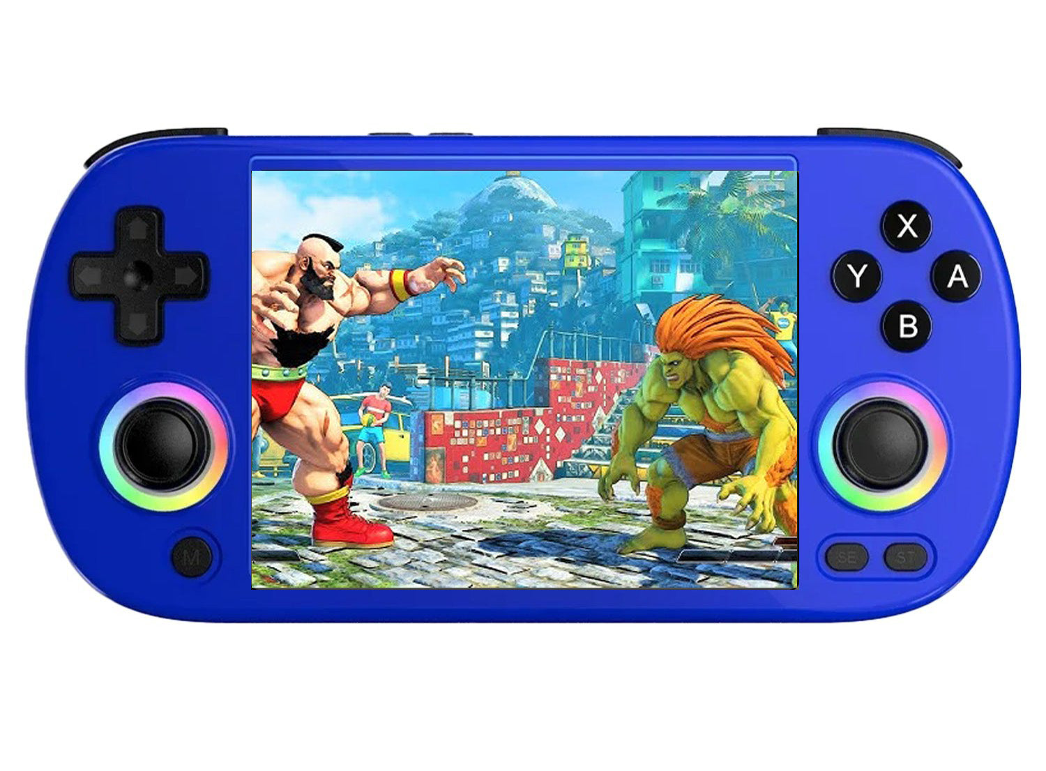 ANBERNIC RG40XX H - Consola de Jogos Portátil, com 11000+ Jogos, Efeitos de Iluminação RGB, Wi-Fi, HDMI