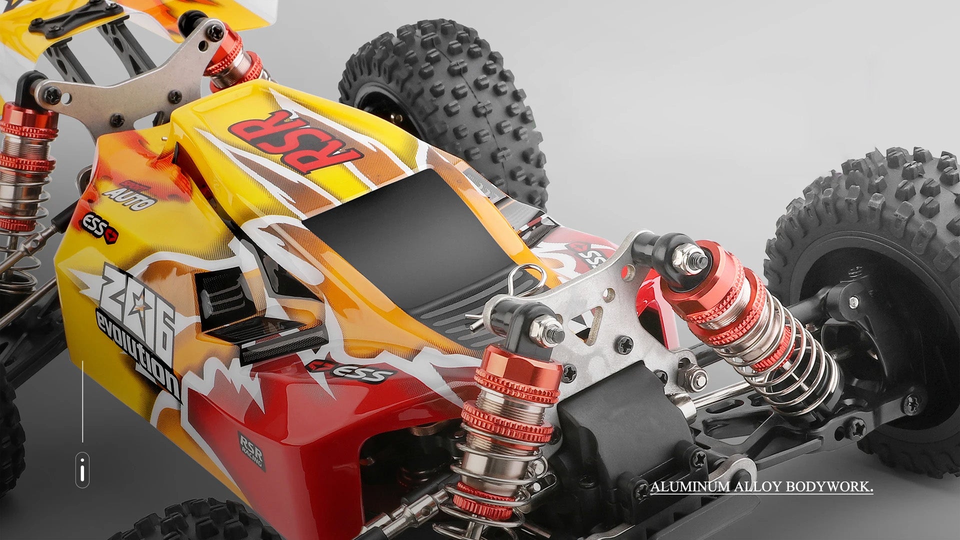 WLtoys 75km/h - Carro RC, 1/14, 4WD, Alta Velocidade