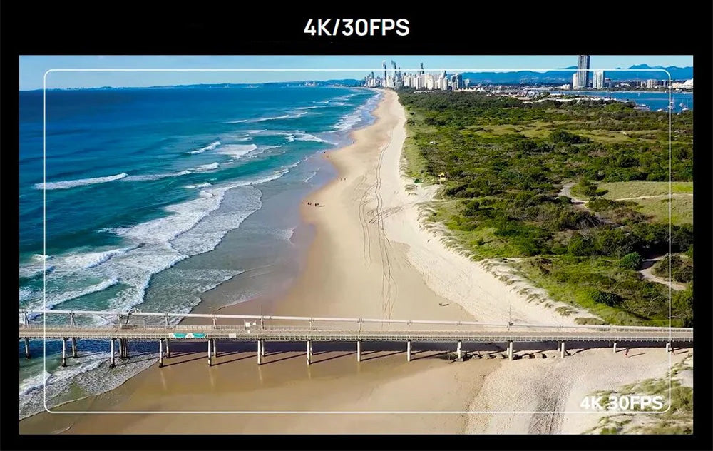 Câmara SJCAM SJ4000 Air - 4K, WiFi, Resistente à Água, Grande Angular