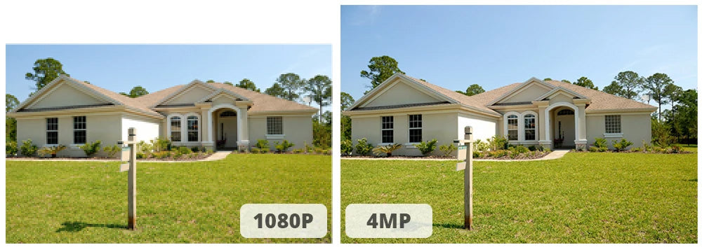 Câmara de Vigilância TPTEK WiFi 4MP - Exterior e Interior, Deteção de Movimento, Visão Noturna e À Prova de Água