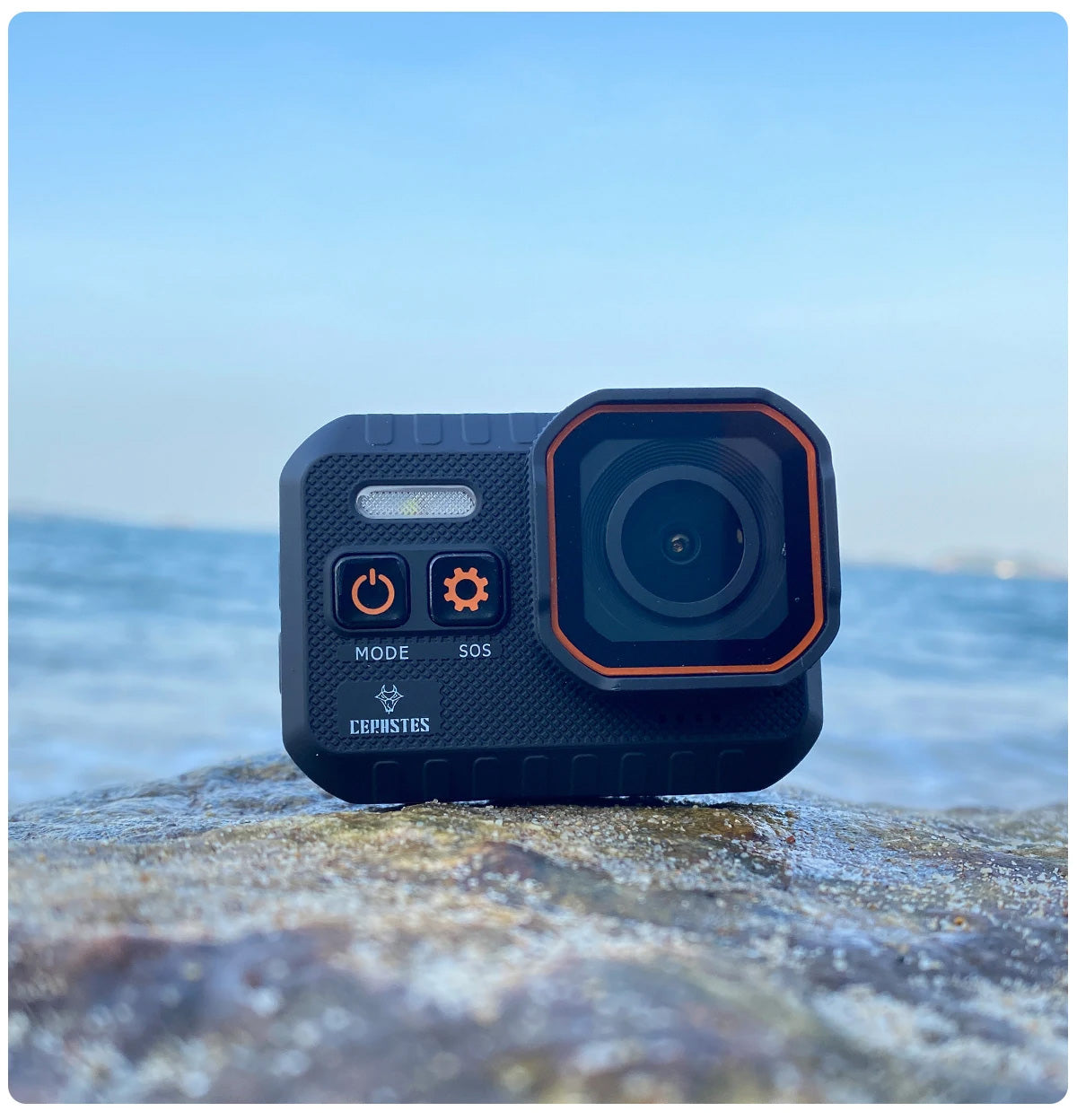 Câmara CERASTES SC002 - 4K, 16MP, 170° Lente Grande Angular, à Prova de Água