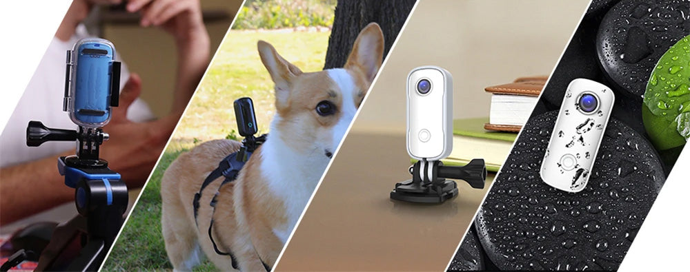 Câmara SJCAM C100 Plus - 4K, 30M Impermeável, WiFi 2.4G, Vlogs