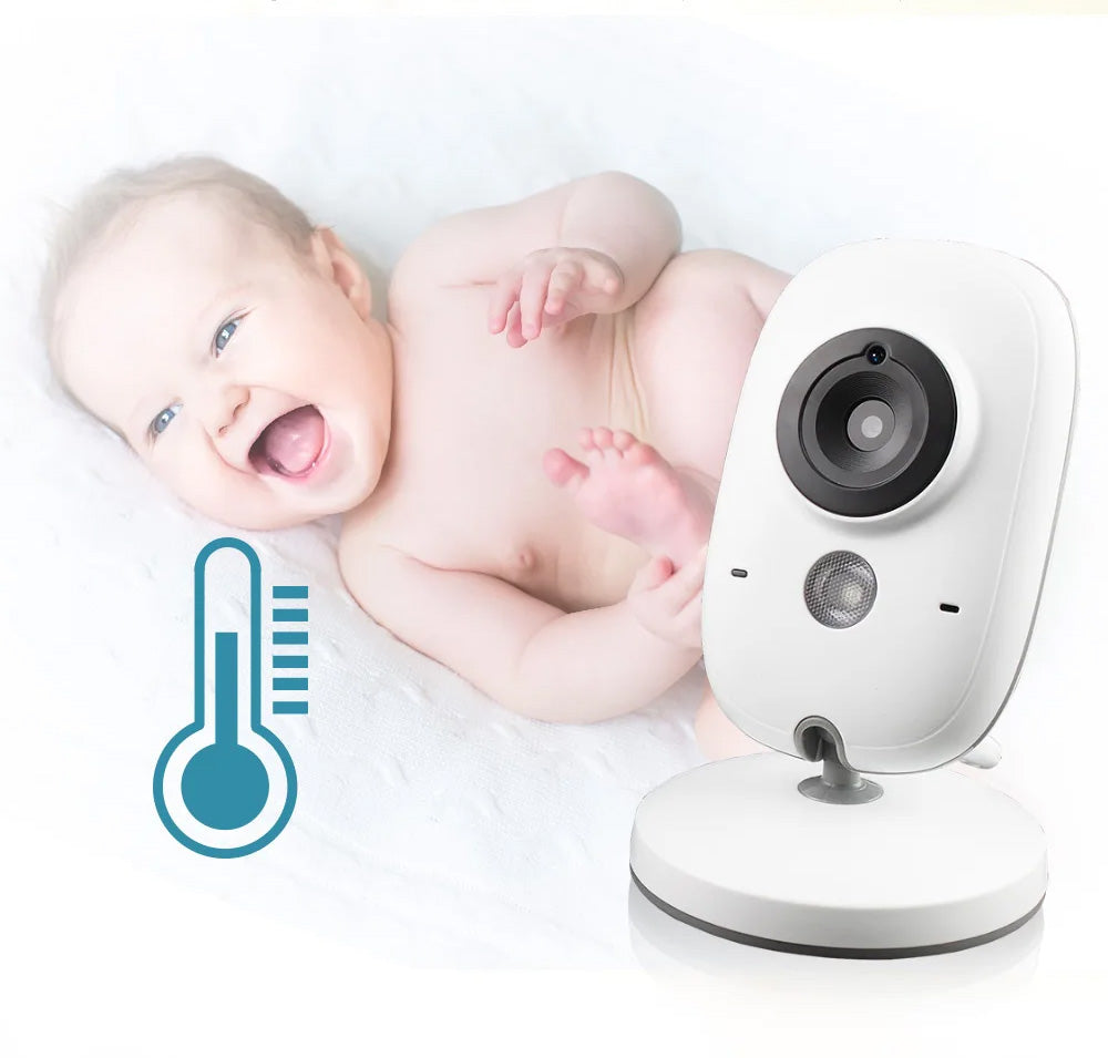 Monitor de Bebé TAKTARK 3.2 - Com Visão Noturna, Intercomunicador e Sensor de Temperatura