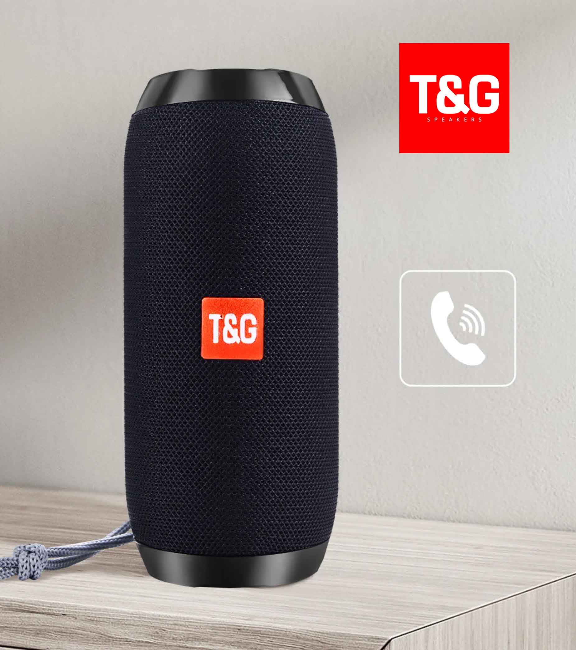 Coluna Bluetooth TG117, Impermeável e Portátil com Surround 3D - Suporte para TF e Rádio