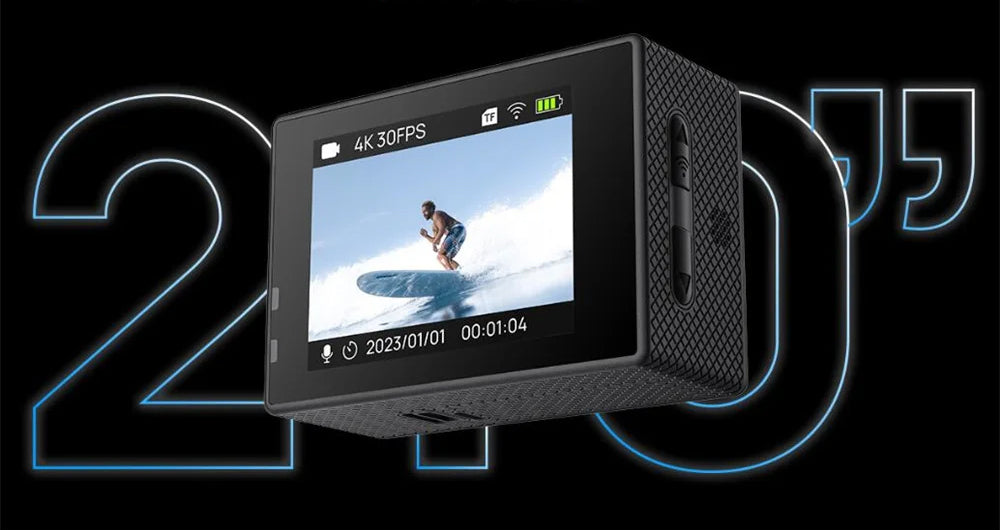 Câmara SJCAM SJ4000 Air - 4K, WiFi, Resistente à Água, Grande Angular
