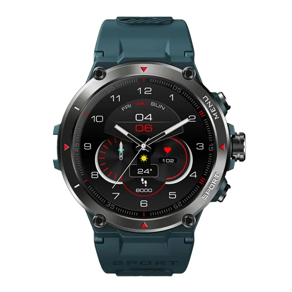 Smartwatch ZEBLAZE Stratos 2 – AMOLED, GPS, Monitorização de Saúde, 15 Modos Desportivos, Ecrã nítido