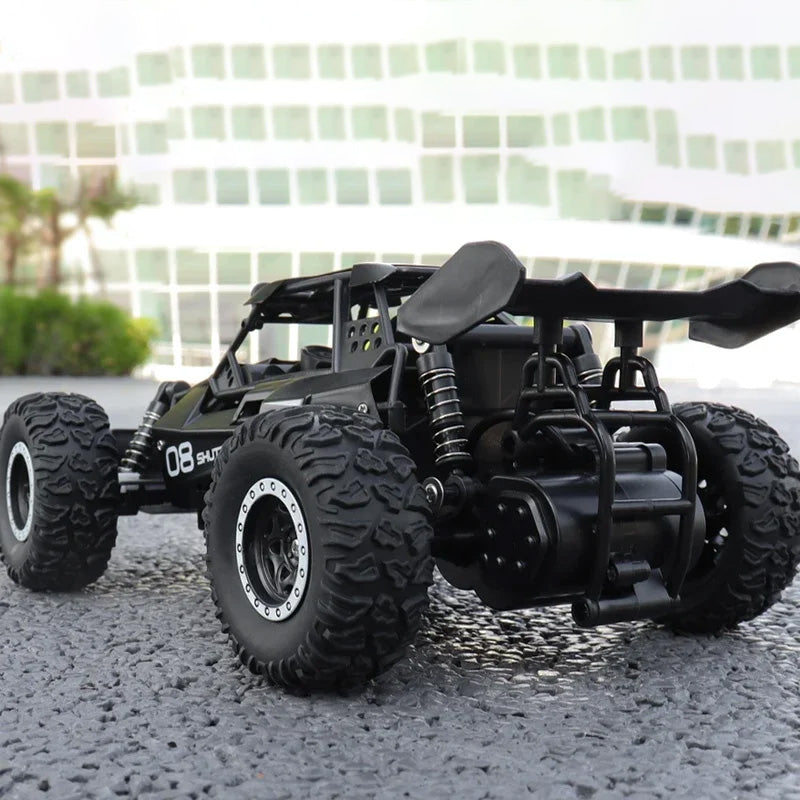 Carro RC Off-road 2.4GHz com Luzes LED - 2WD, Alta Velocidade, Escala 1:16