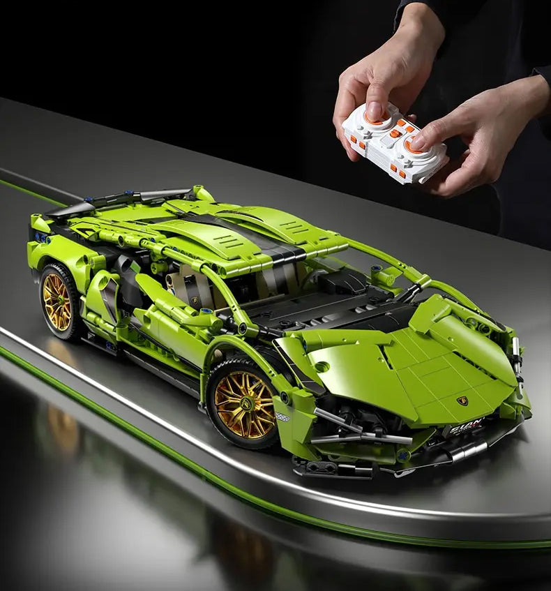 Constrói um Lamborghini -  Dificuldade média, Blocos de Construção, Desafio de Montagem
