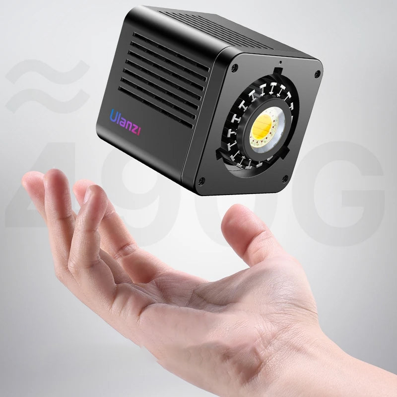 ULANZI L024 40W RGB - Luz LED com montagem Mini Bowens, 20 Efeitos e Bateria.