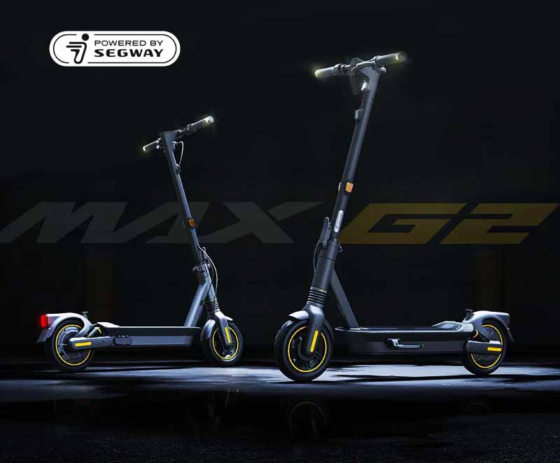 Trotinete SEGWAY Max G2 Ninebot - Elétrica, Velocidade Máx 35 km/h, Alcance de Até 70 km