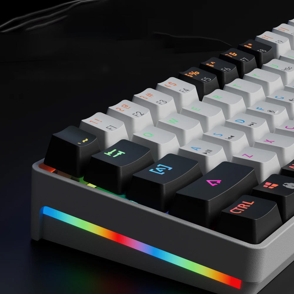 Teclado Mecânico MUCAI MK61 – 61 Teclas, Switches Hot-Swap, RGB