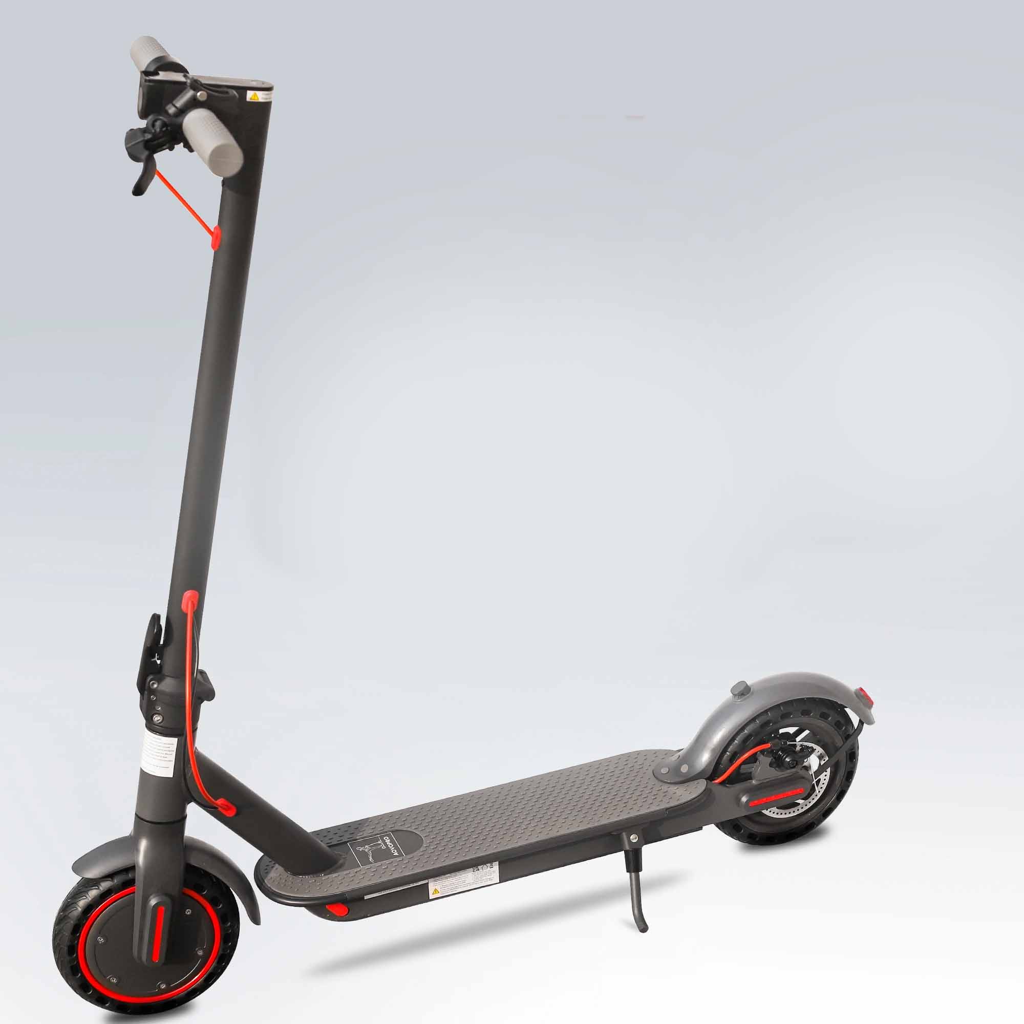 Trotinete AOVOPRO ES80 Elétrica com Luz LED - Motor de 350W, Bateria de 10.5Ah, Velocidade Máxima de 31 km/h, Longo Alcance