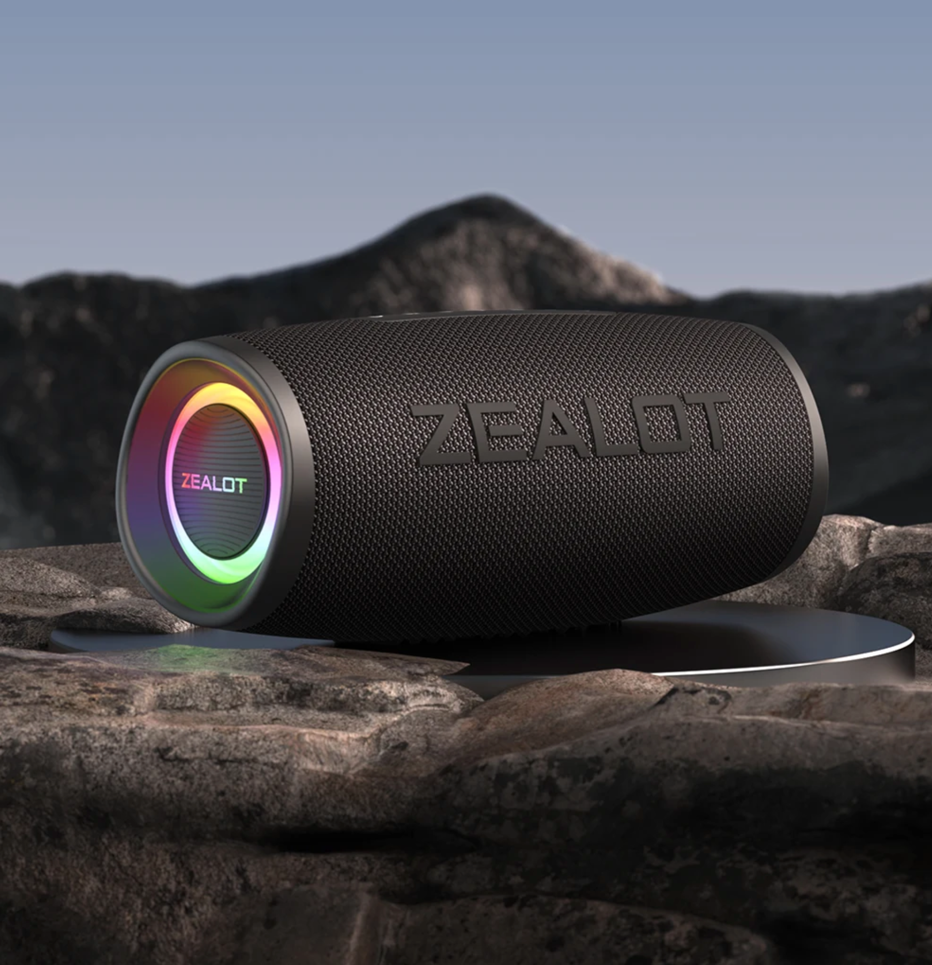 Coluna ZEALOT-S56 Bluetooth - 40W, IPX6 Impermeável com Excelentes Graves