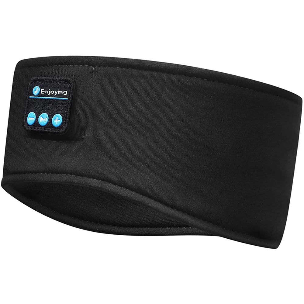 Máscara de Dormir com Auscultadores Bluetooth 5.0 – Música e Conforto em Total Escuridão