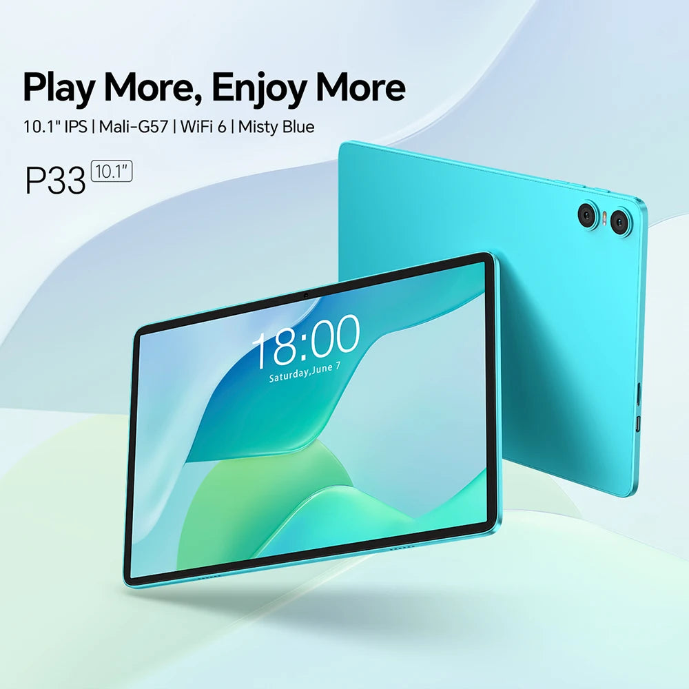 Tablet TECLAST P33 – Android 15, IPS, 9GB RAM, 64GB, WiFi