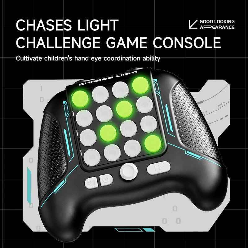 Consola Eletrónica POP IT – Anti-Stress, Luzes LED, Vários modos de jogo