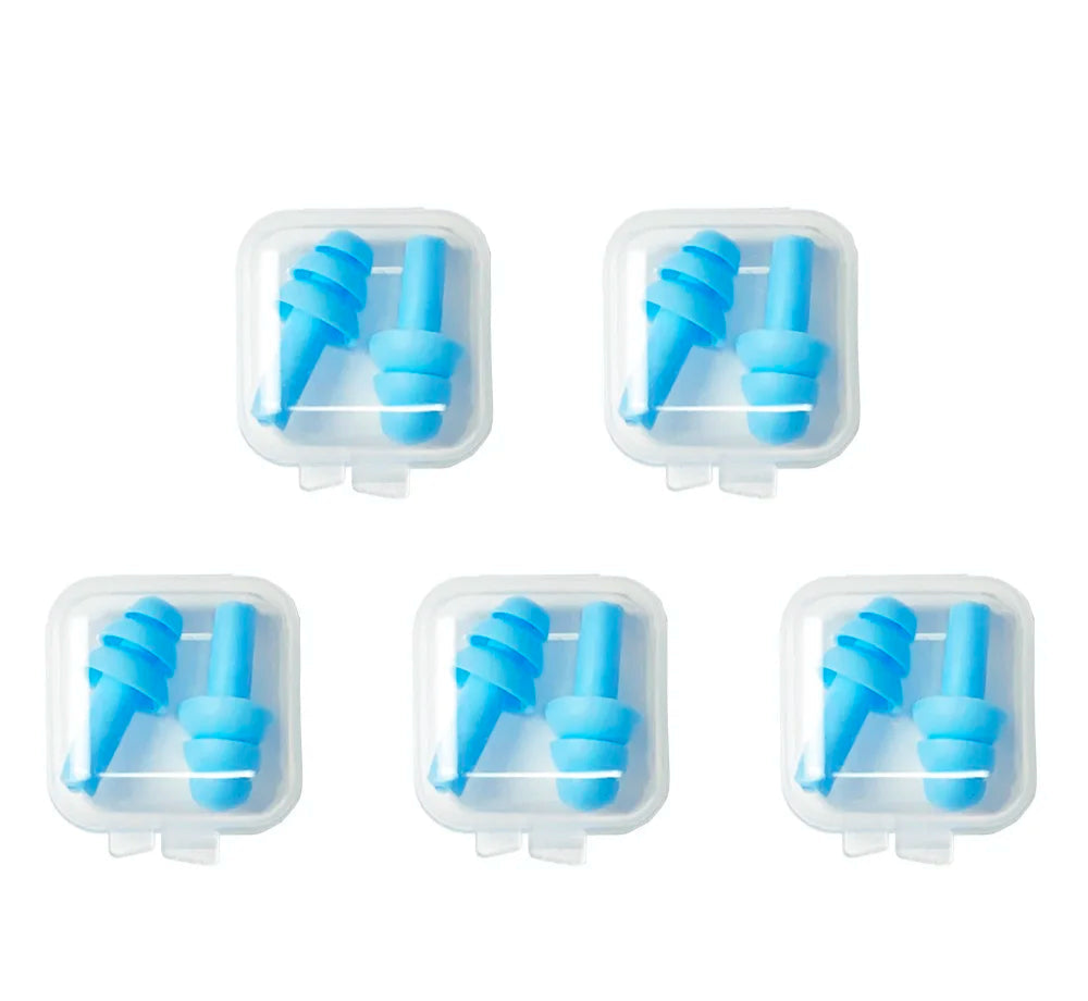 Tampões de Ouvidos em Silicone – Á Prova de Água, para Nadar, Dormir, Relaxar e Estudar