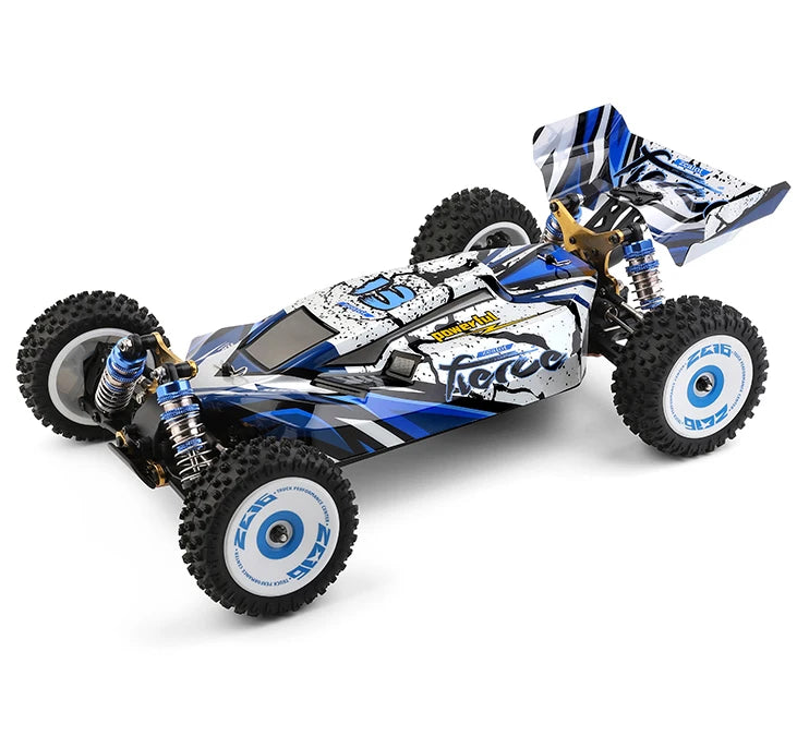 Carro Telecomandado 75KM/H - WLTOYS 124017-V8 – Brushless, 4WD, 1:12 RTR