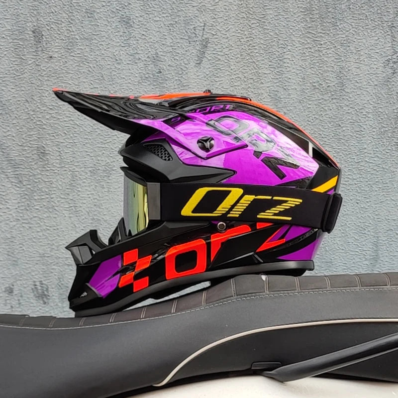 Capacete ORZ – Full Face MTB e Downhill, Certificação DOT