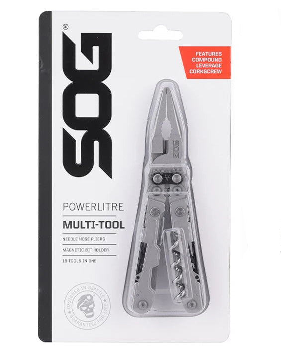 Multi-Ferramenta SOG 19 em 1 – Canivete Dobrável, Tesoura e Ferramentas EDC Portáteis