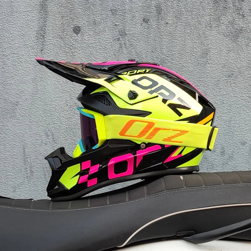 Capacete ORZ – Full Face MTB e Downhill, Certificação DOT