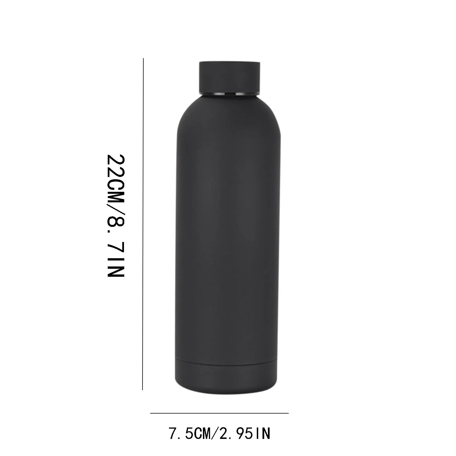 Garrafa Térmica em Aço Inoxidável 500ml – Moderna, Portátil e com Isolamento Térmico