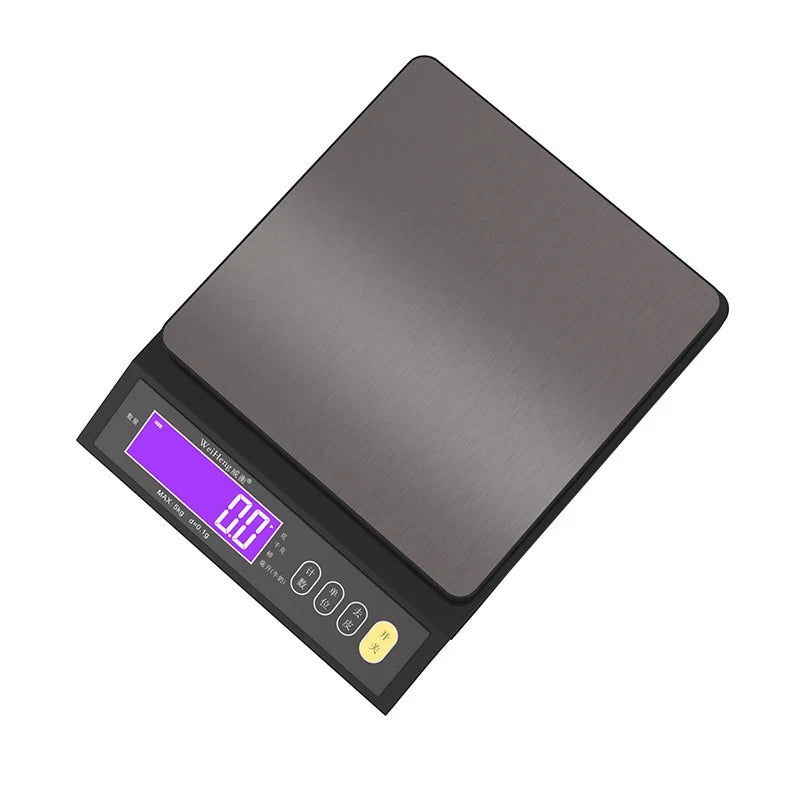 Balança Digital de Cozinha – Aço Inoxidável, Impermeável, Precisão 0,1g/1g, USB