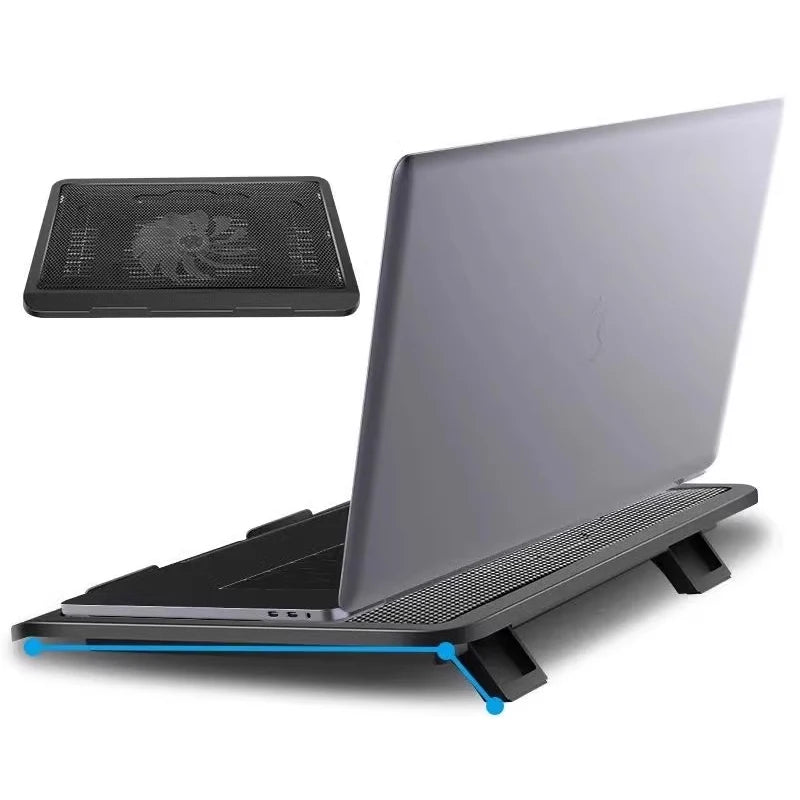 Cooling Pad para Portáteis - Ventoinha Silenciosa e Altura Ajustável