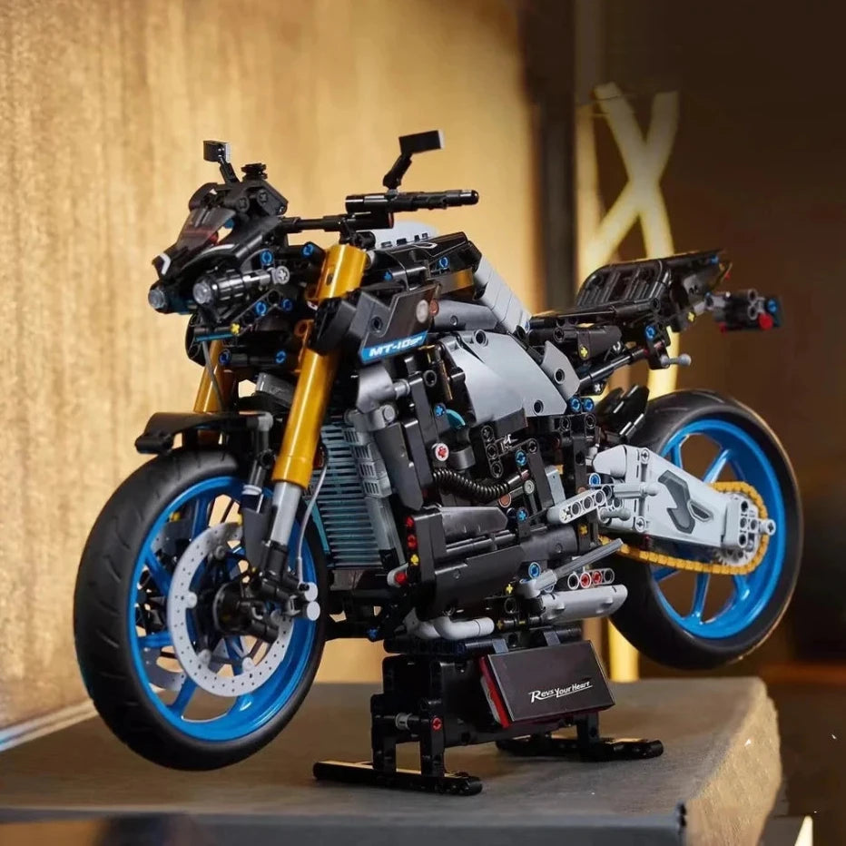 Moto MT-10 SP – Blocos de Construção Avançado, Desafio de Montagem