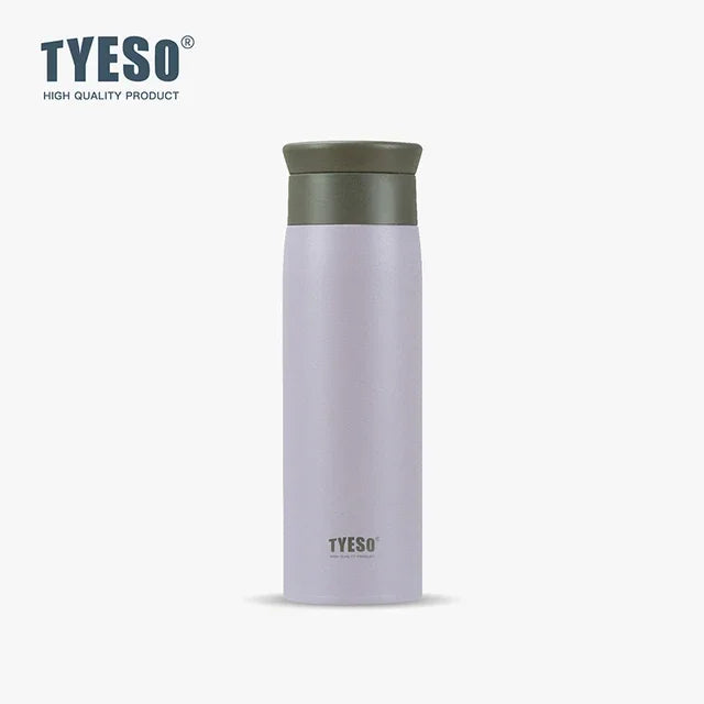 Garrafa Térmica TYESO – Aço Inoxidável 350ml ou 500ml, Isolamento a Vácuo, Tampa Anti-Fugas