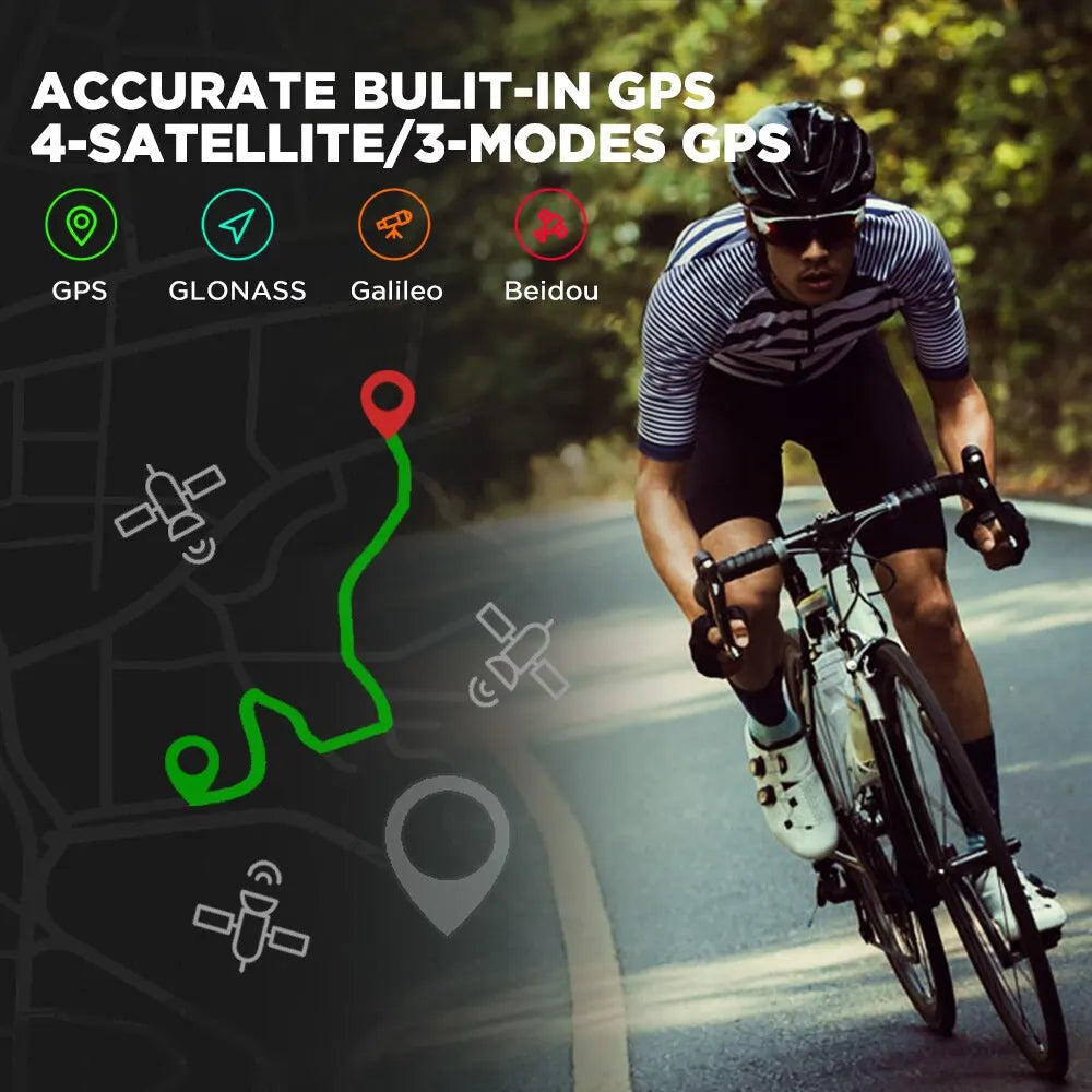 Smartwatch ZEBLAZE Stratos 2 – AMOLED, GPS, Monitorização de Saúde, 15 Modos Desportivos, Ecrã nítido