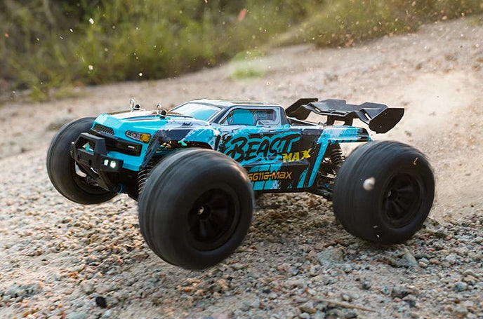 Carro Telecomandado 80KM/H - ZLL SG116 MAX – Brushless, 4WD, Estrutura Metálica e Luzes LED