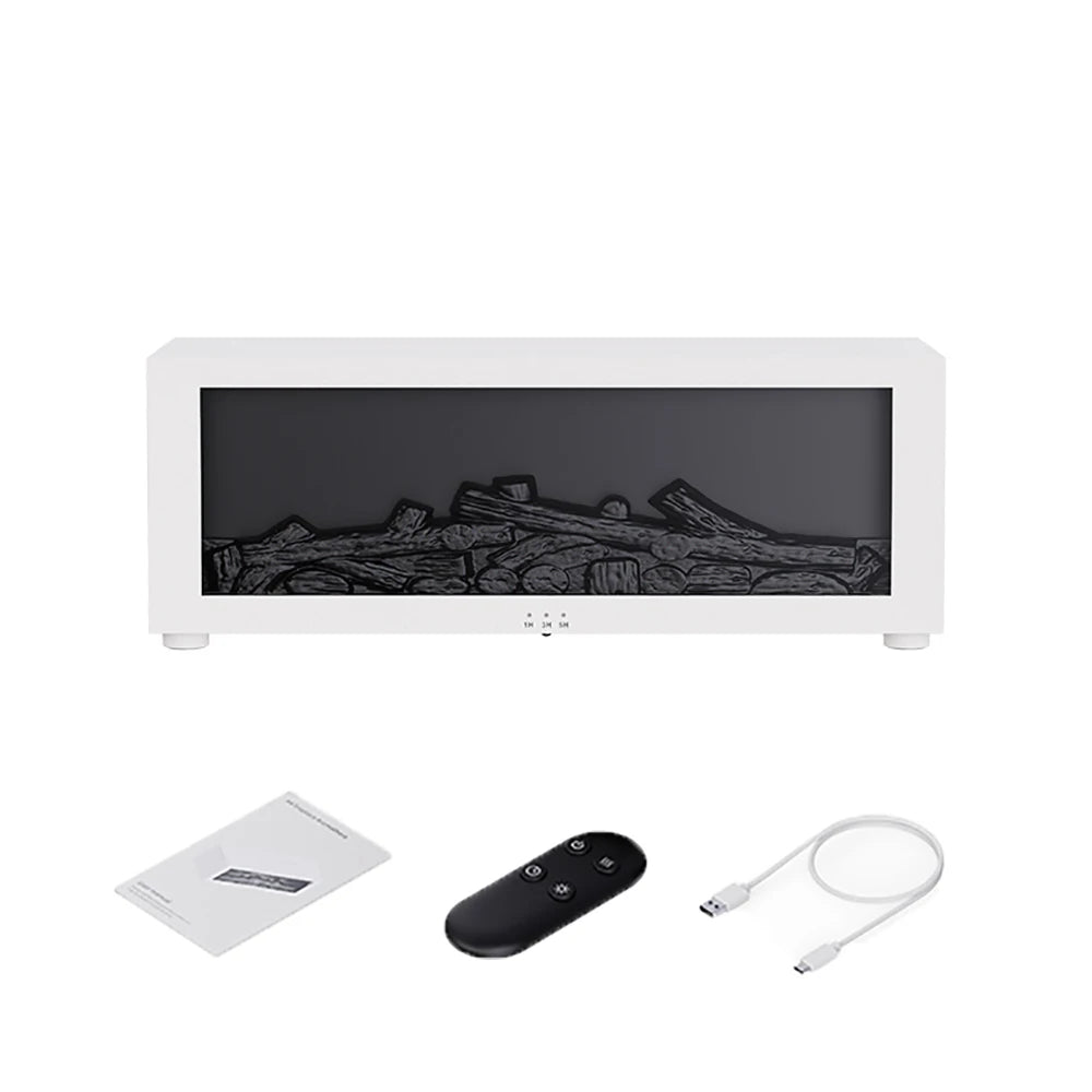 Humidificador com Efeito de Chama - com Difusor de Aromas e Comando