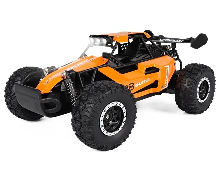 Carro Telecomandado 20KM/H - 4WD, Liga Metálica, Luzes LED