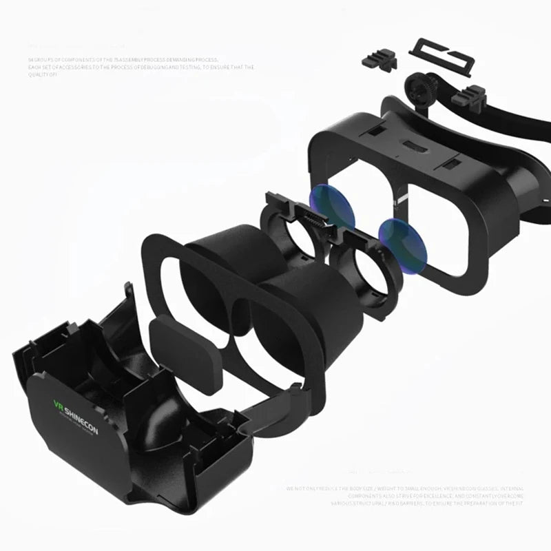 Óculos VR SHINECON 3D – Com comando incluído para smartphones
