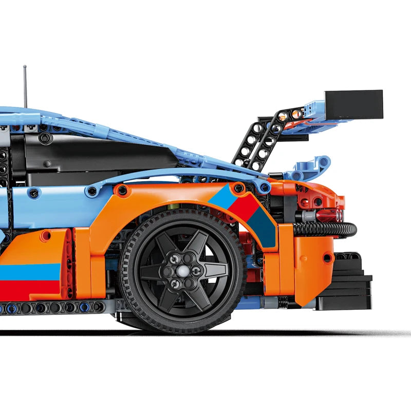 Carro Desportivo RSR para Montar – 1580 peças, Blocos para Construção, Desafio de Montagem
