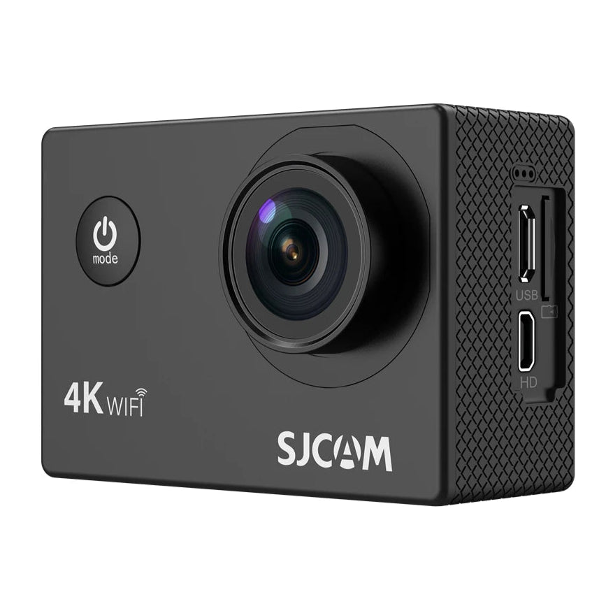Câmara de Ação SJCAM SJ4000 Air + Acessórios – 4K 30FPS, Ecrã, À Prova de Água, Wi-Fi 2.4G